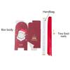 12 Stück Weihnachtspapierbox mit Fenster Griff Süßigkeitenbox Seife Kerze Keks Süßigkeit Kleines Geschenkverpackung Partygeschenk Dekoration