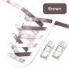 Elastic Shoe Laces with Metal Press Lock Flat Shoelaces Without Ties Easy To Use and Durable Sneaker Accessory Lazy Shoelace