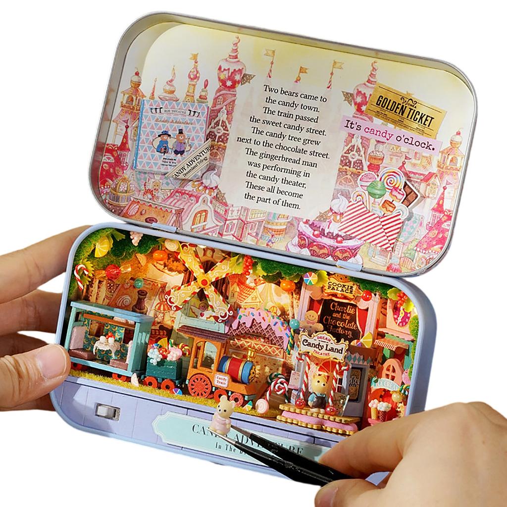 DIY Miniature House Kit – Handmade Box Craft House For Girls Birthday Gift 10ml