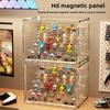 Dreistöckiger Acryl-Ausstellungsständer Transparente Vitrine Handgefertigtes Anime-Auto-Modell Blind Box Aufbewahrungsbox Schmucksortierbox