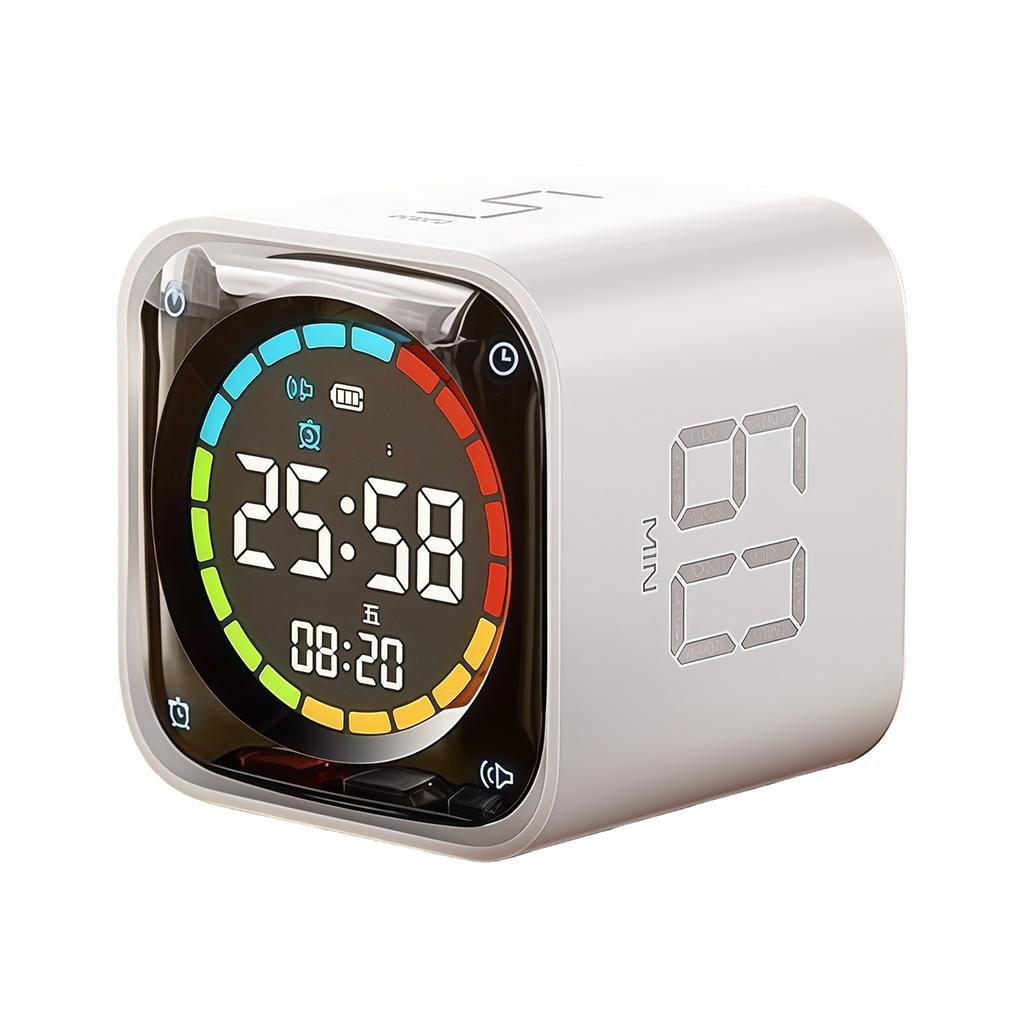Multipurpose Metal Timer for Kitchen Gym and Home Use Large Display Easy Operation Learning Management Tool