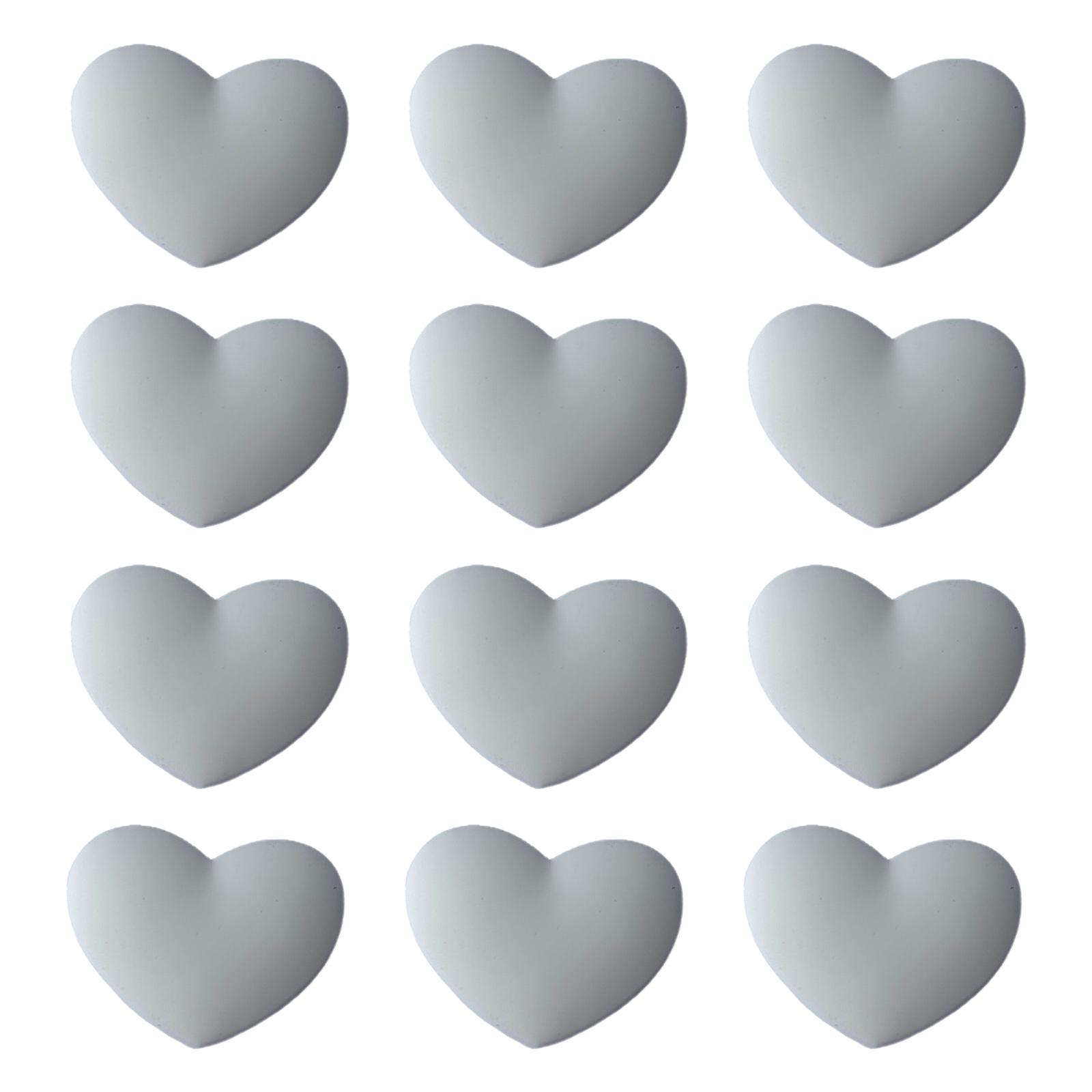 

12pcs Tennis Racquet Dampeners Heart Shape String Dampener Silicone Tennis Racket Damper Shock Absorber Tennis Dampener 2