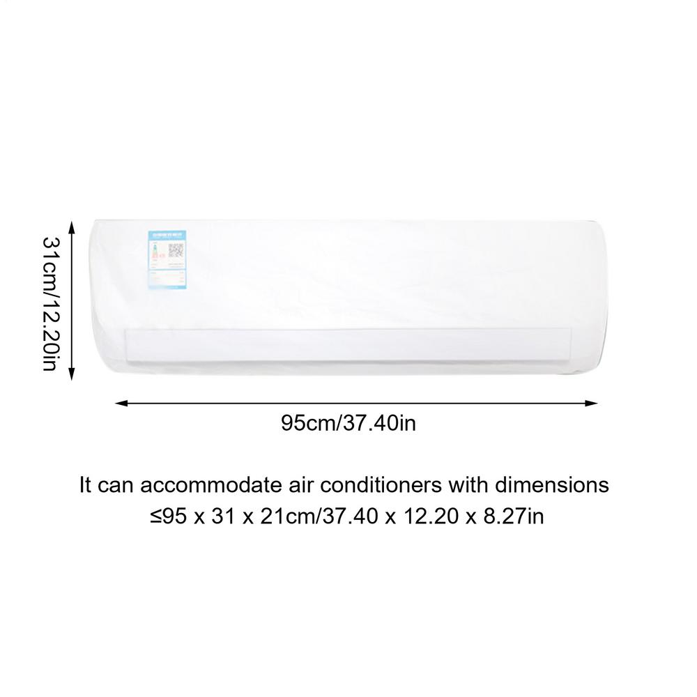 All-Inclusive Wall Air Conditioner Dust Cover Indoor AC Protective Cover Wear-Resistant AC Protection Cover Home Cleaning Tool