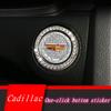 Diamant Auto Ein-Klick Start Stopp Knopf Aufkleber Dekorativer Ring für ATS BLS CT4 CTS SRX XT5 XT6 XTS Escalade Deville
