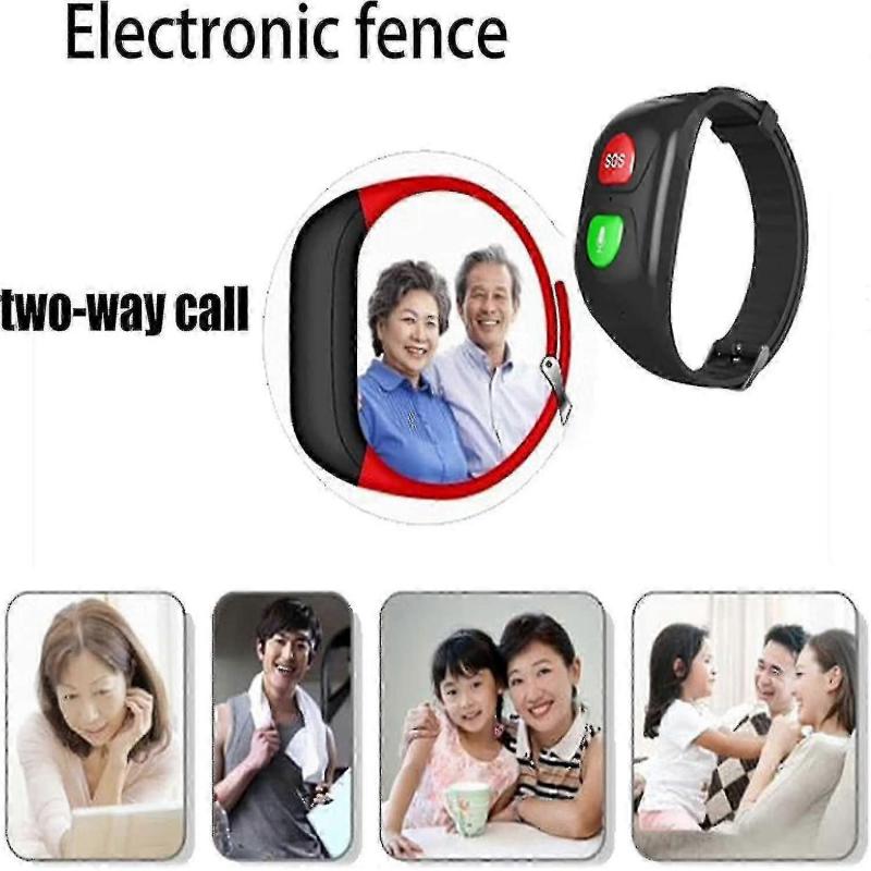 Sos Wrist Gps Tracker Compatible Elderly Call Sos Gps Locator Ph Er Ip67 Watch Ph