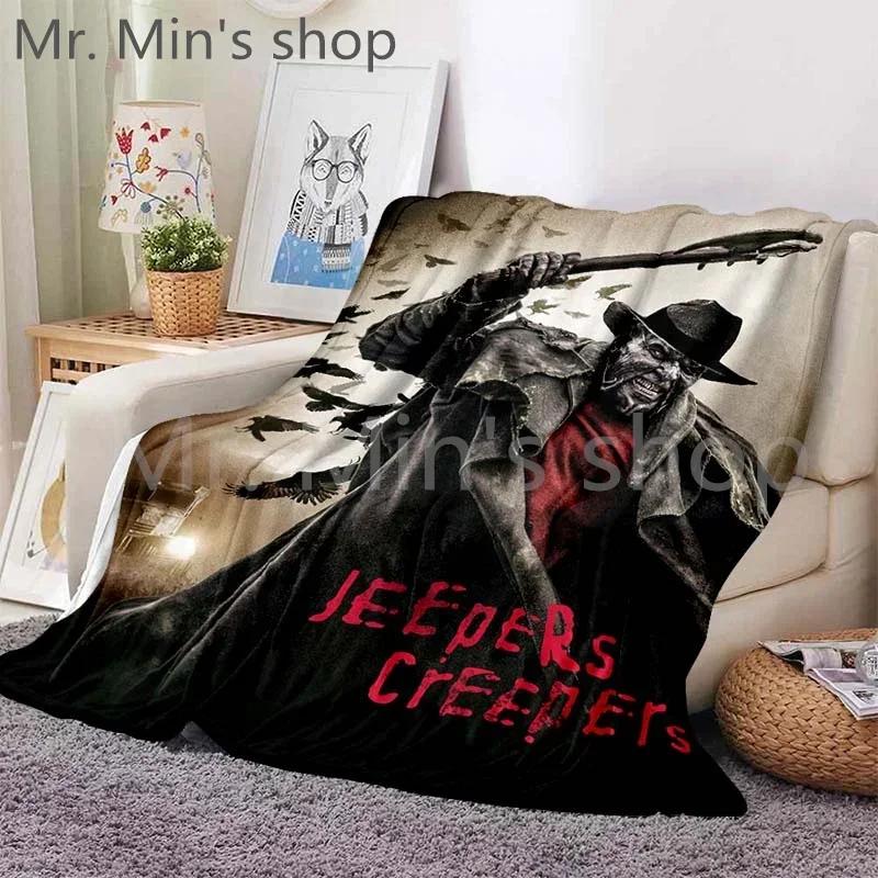 Плед Хэллоуин Jeepers Creepers Фланелевый Мягкий Плед Для Детей Взрослых Кровать Клетчатый Покрывало Домашний Текстиль