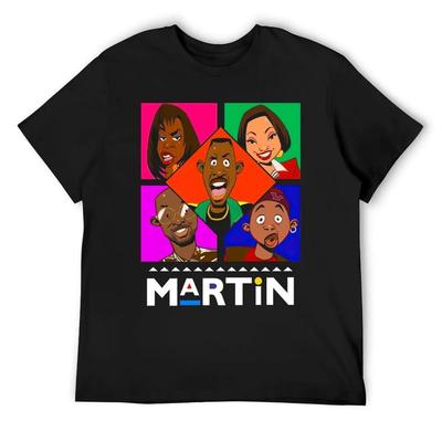 Martin Show Tv Shirt T-Shirt Graphics Vintage Graphic Tee Football T Shirt Anime Clothes Mens Designer T Shirt
