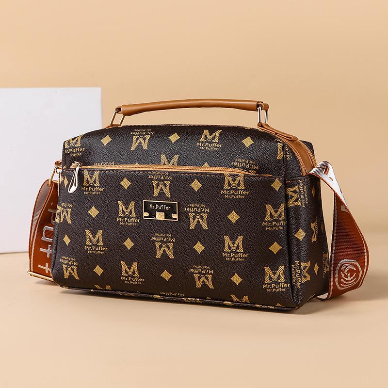 

Вместительная, Высококачественная Женская Сумка, Модная Женская Сумка через Плечо с Принтом, Одноплечная Сумка для Женщин Среднего Возраста