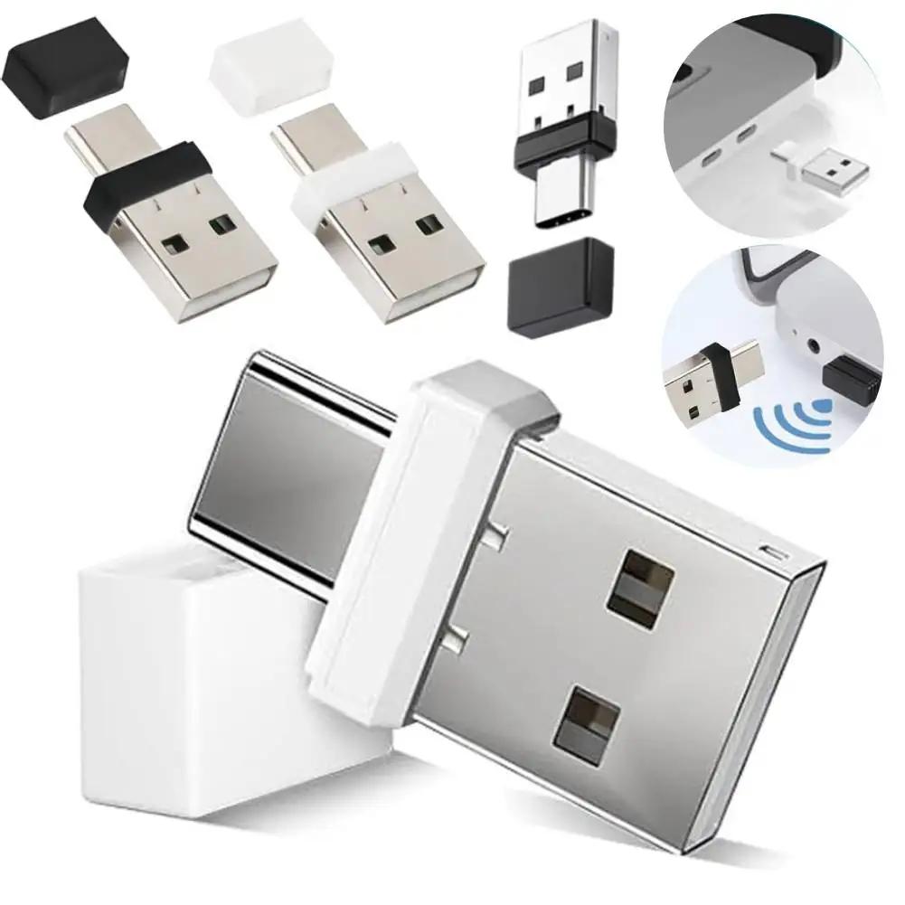 2 In 1 Mouse Jiggler Undetectable Automatic Mover USB Type C Undetectable Automatic Shaker Driver-Free for Computer Keep Awake
