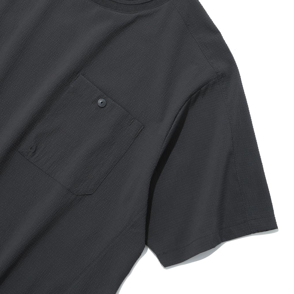 INTERCREW Seersucker Woven Short Sleeve Charcoal Itz2Xm06Acc
