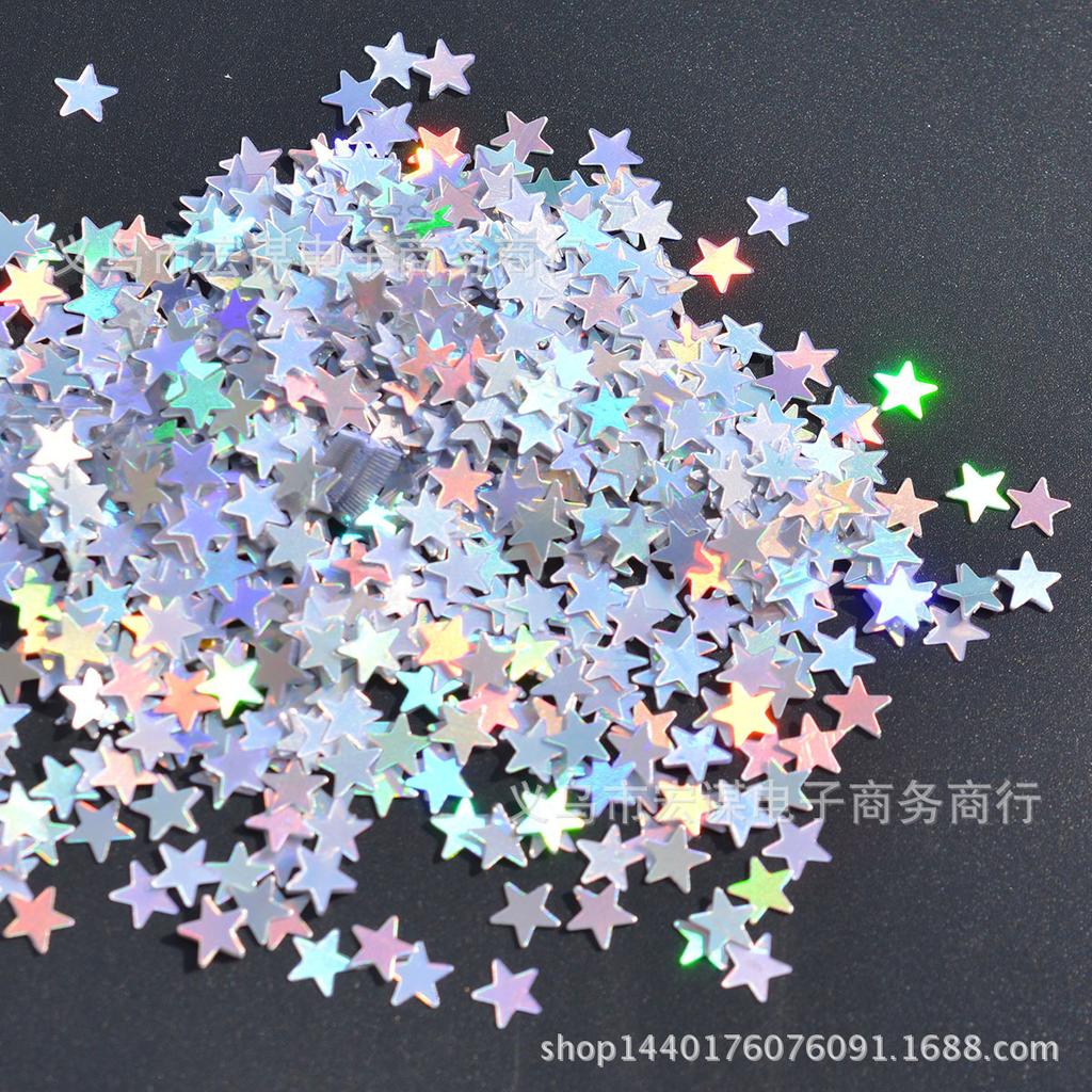 Wedding Decoration DIY Sequin Heart Star Confetti Scatter Accessories Crafts Sequin Birthday Party Festival Decoration Supplies