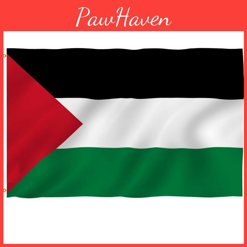 Large 5 X 3 Ft Palestine Flag Vibrant Colors Home Decor For Palestinian Supporters