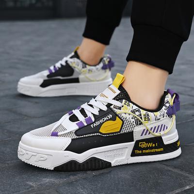 Herrenmode Casual Low Top Skateboardschuhe Jungen Bequeme Sneakers Männliche Studenten Trendy Weiche Sohle Klassisch Atmungsaktiv Fitnessstudio Rutschfest