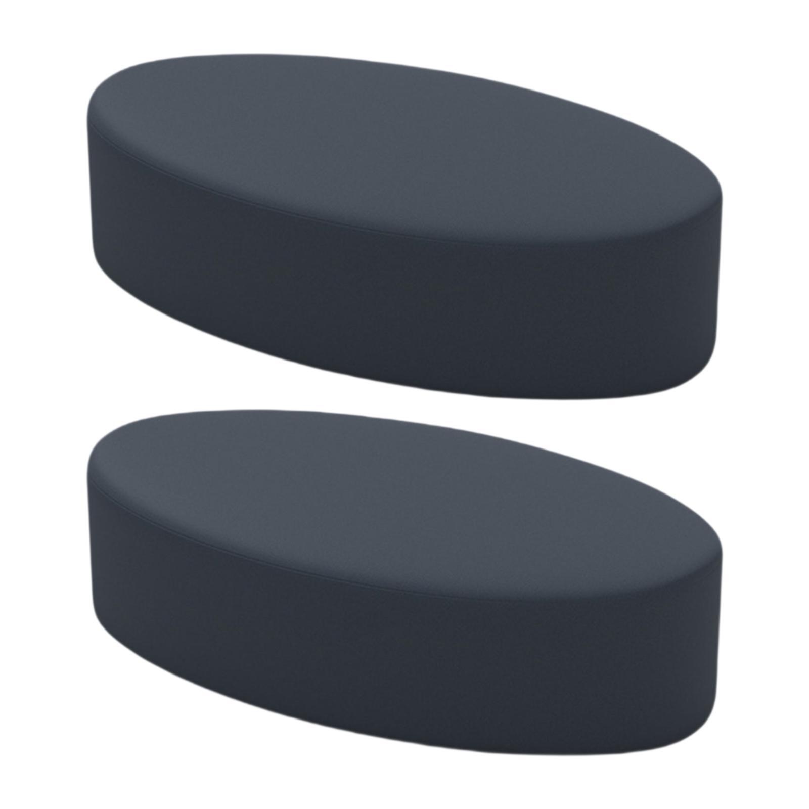 

2x Wrist Elbow Rest Pad for Desk with Memory Foam Reusable Nonslip Base, Armrest Cushion Thick Padding for Home Gaming Office темно-серого