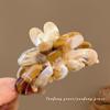 Ink Wash Floral Petal Claw Clip, High-End Medium Shark Clip for Full Back, 2026 Style Hair Accessory for Women.