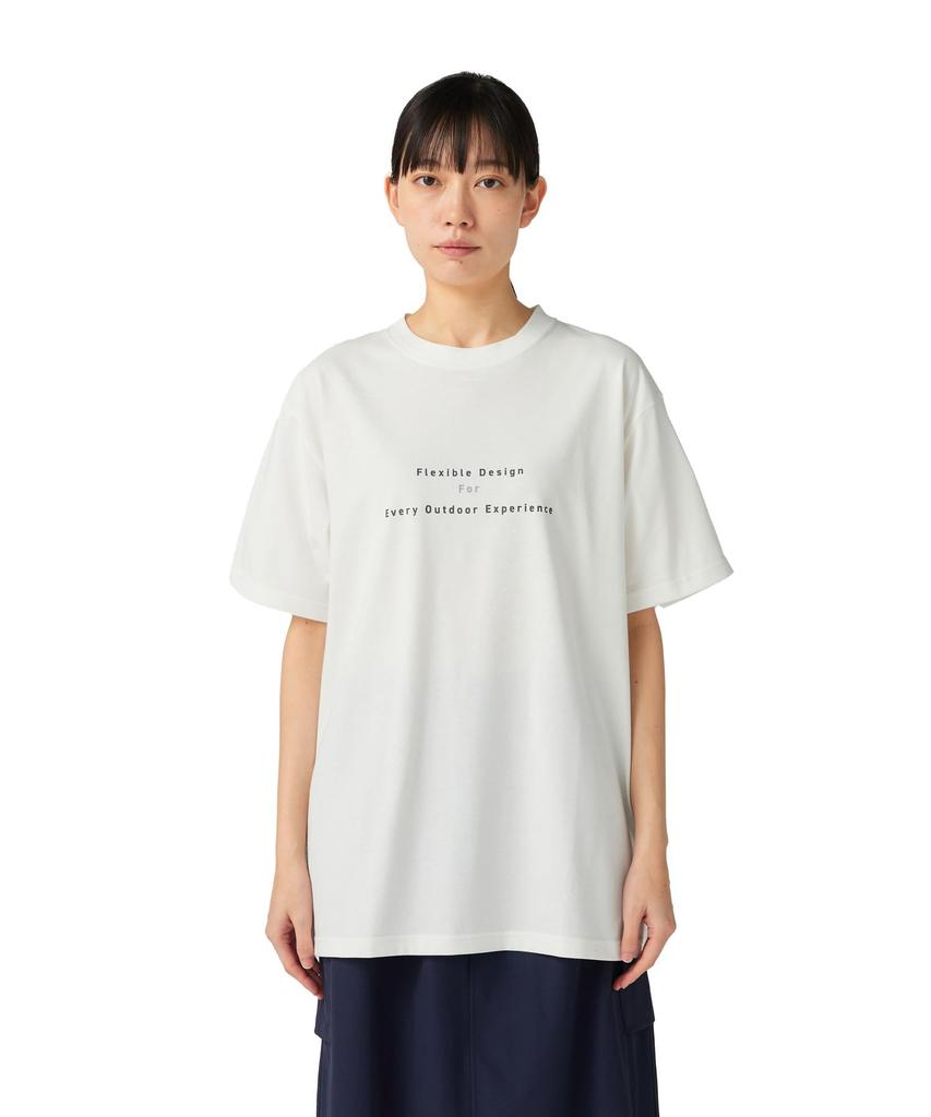 Snow Peak Jikaro Firering Table Short and Off XXL T-Shirt TS-25AU004, Sleeve, Men's Women's, White,