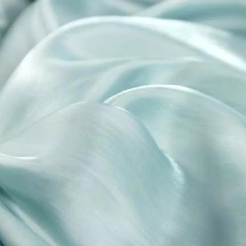 100/300cm Crystal Silk Pearlescent Fabric Bright Face Silk Smooth for Diy Sewing Dress Shirt Wholesale Cloth Apparel Material