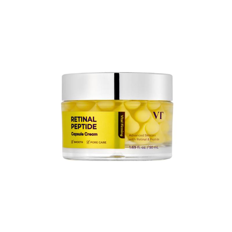 [VT COSMETICS] Reti-A Retinal Peptide Capsule Cream 50ml Intensive Anti-Aging & Pore-Tightening Treatment