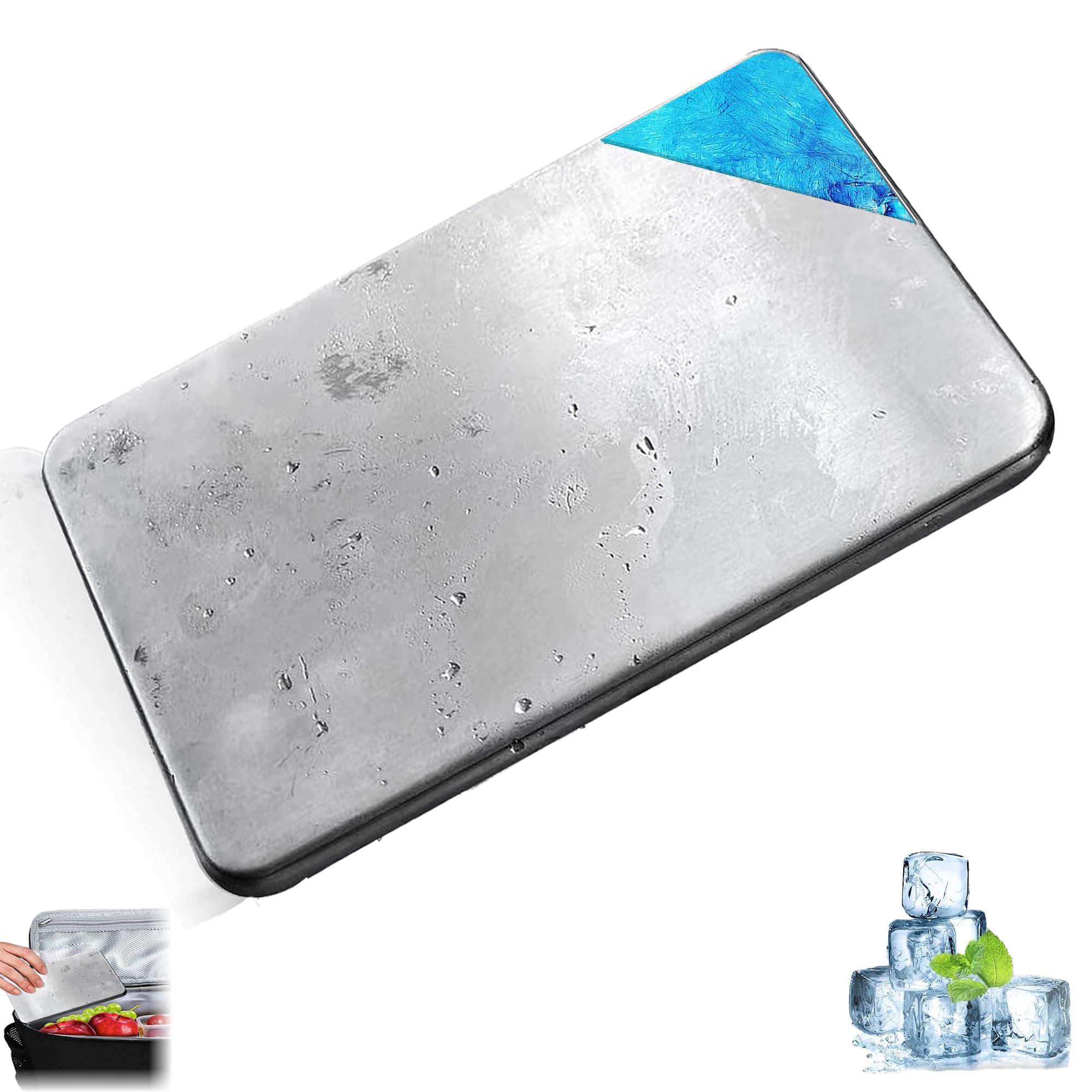 

Пакеты со льдом из нержавеющей стали Летняя улучшенная модель Невероятный холод Идеальное решение для охлаждения при катастрофах и Идеально для катастроф Упаковка Мощных,