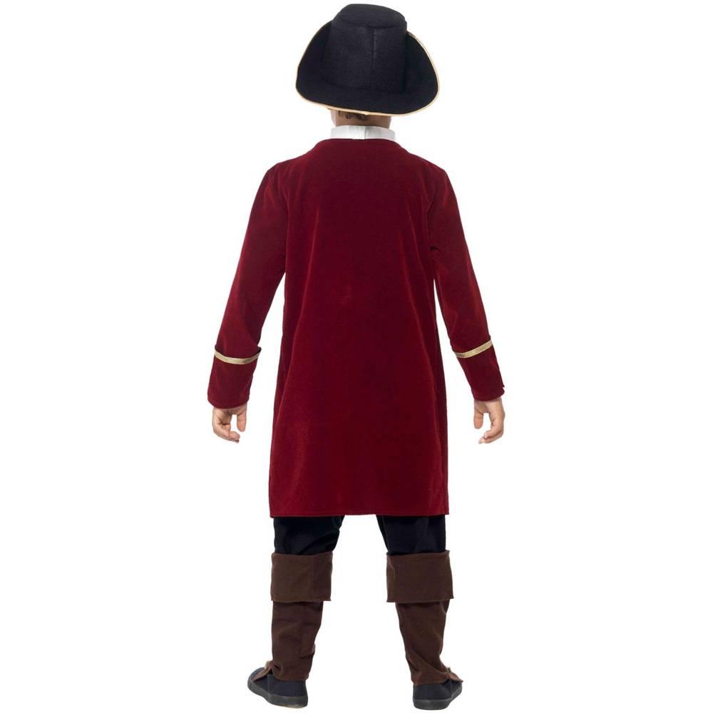 Smiffys Boys Deluxe Pirate Captain Costume Set