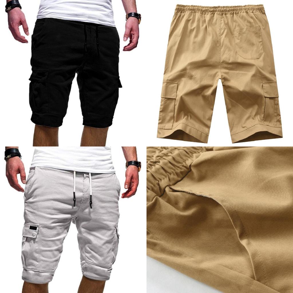 Comfortable Men's Cargo Shorts Summer Casual Jogger Sport Army Combat Trousers