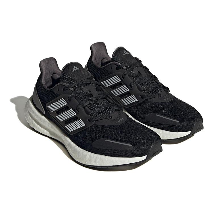 adidas Womens PureBoost 22 Heat.RDY 'Black White' (women's Sizes) Core Black / Cloud White / Grey Four Running Shoes HQ3980