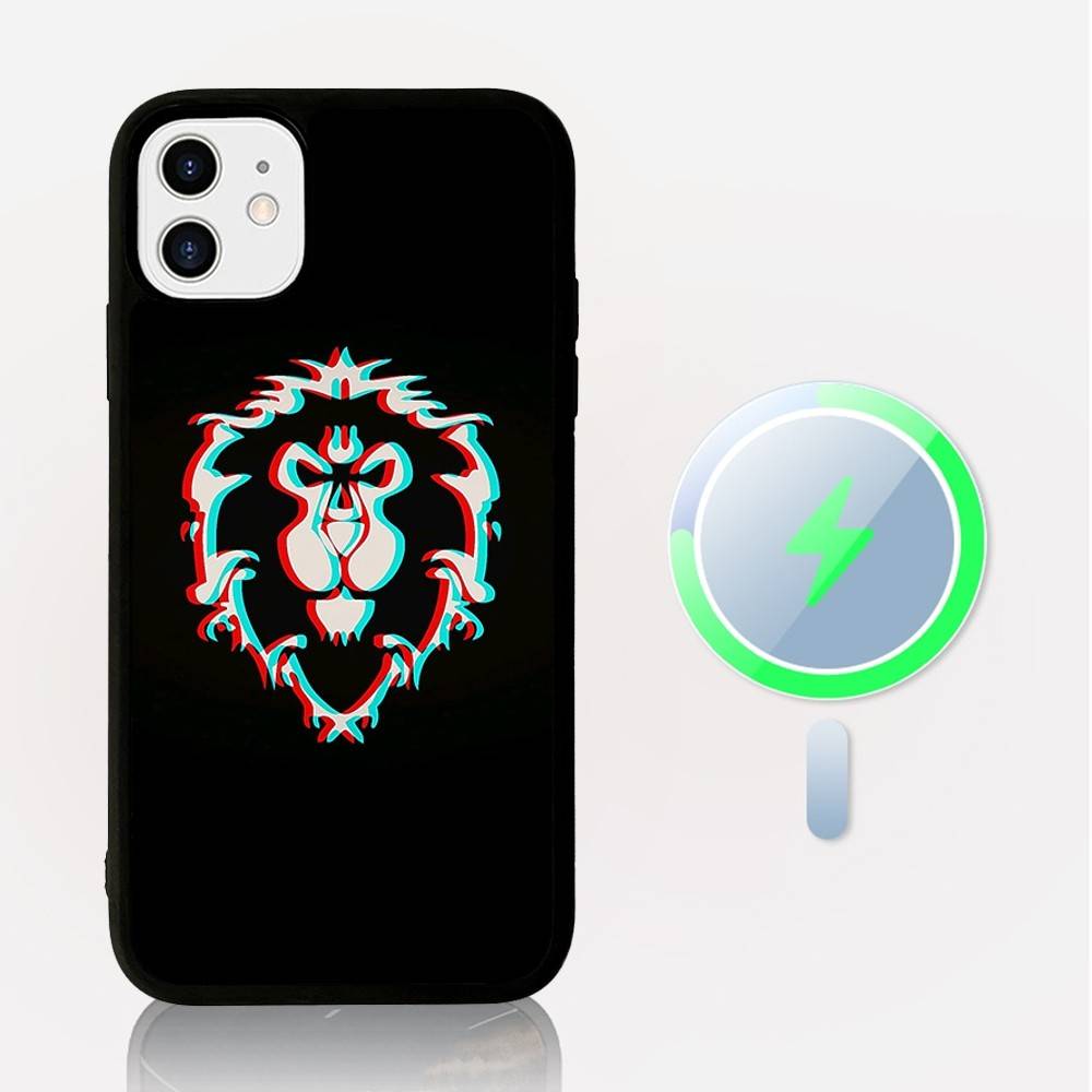 Game World Of Warcraft Phone Case Magnetic Case For IPhone 16 14 13 12 11 15 Pro Max Plus For Magsafe Wireless Charge Cover