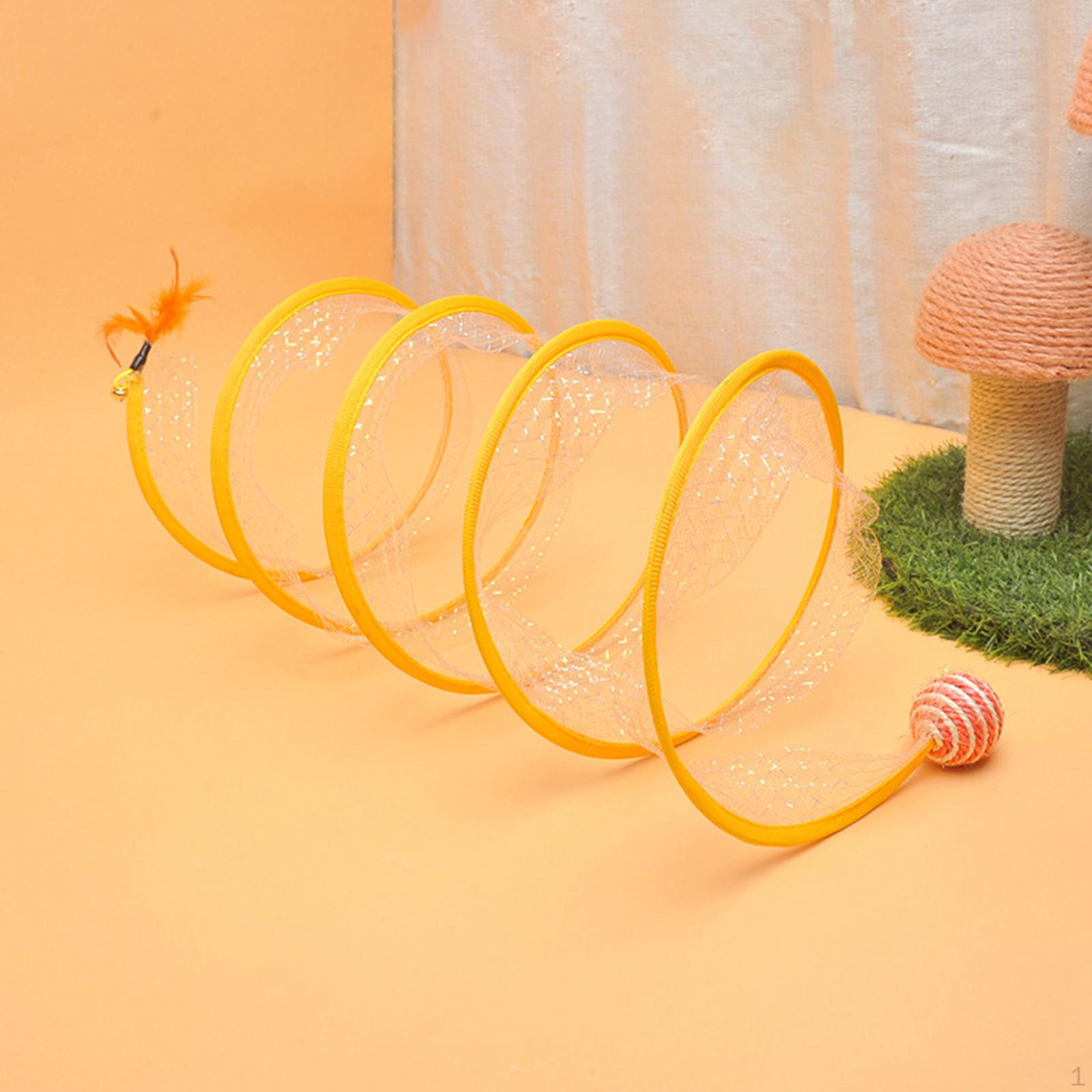 Collapsible Cat Tunnel for Indoor and Outdoor Fun Ball