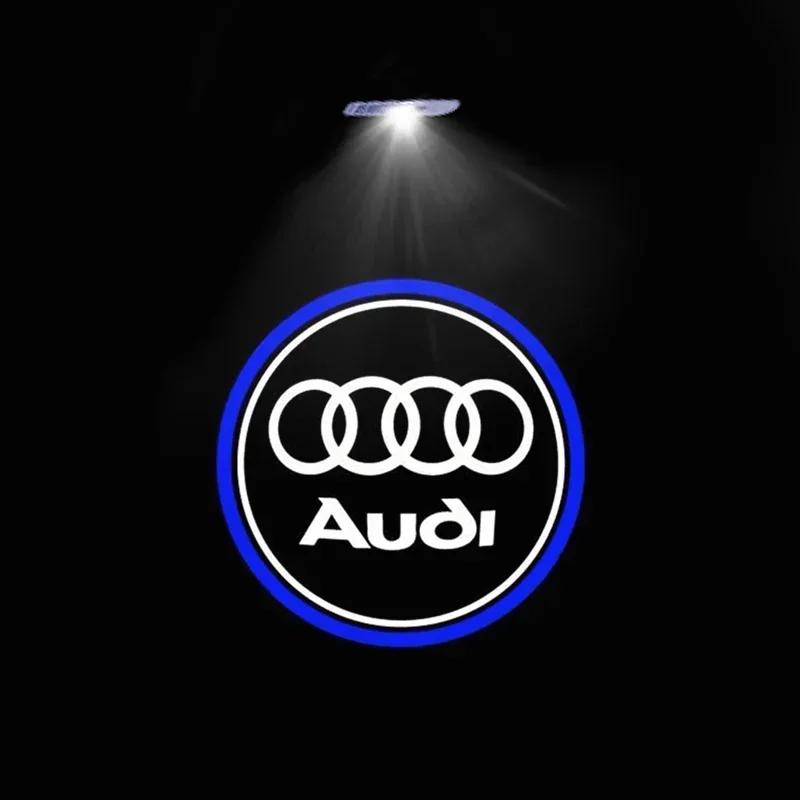 Led Car Door Logo Welcome Light For Audi Sprot A4 B5 B6 B7 B8 B9 A1 A3 8V 8P 8L A6 C5 C6 C7 A5 A7 A8 Q3 Q5 Q7 TT S3 S6 Quattro