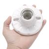 E27 Ceramic LED Socket - Round Base Holder for Hanging Ceiling & Wall Lamps