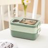 Zhi Shi Portable Double-Layer Microwaveable Bento Box