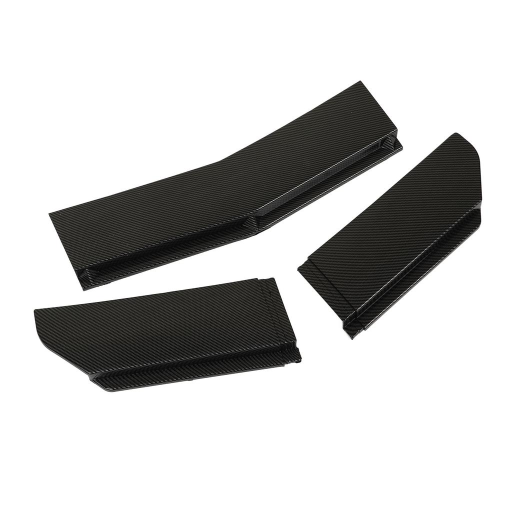 5Pcs Front Bumper Spoiler Splitter 110 To 140cm Universal Car Lip Body Kit for Modification