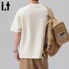 :CHOCOOLATEit Men's American Patchwork Short Sleeve T-Shirt
