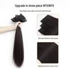 Women's Invisible Seamless Hand-Knitted Long Straight Hair Extension Set - Increases Volume, Lightweight, Natural Look