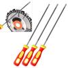 3 Pcs/Set Round High Carbon Steel Sharpening Chainsaw Saw Chain Files Sharpener for Woodwork Chainsaw File 4/4.8/5.5mm