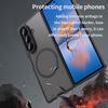 For Samsung Galaxy Z Fold 7 Shockproof Skin feel Matte Translucent Magnetic Case For Samsung Galaxy Z Fold7 Magsafe Cover Funda