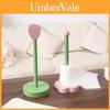 Tulip Design Bamboo Tissue Dispenser With Multipurpose Use For Home And Kitchen