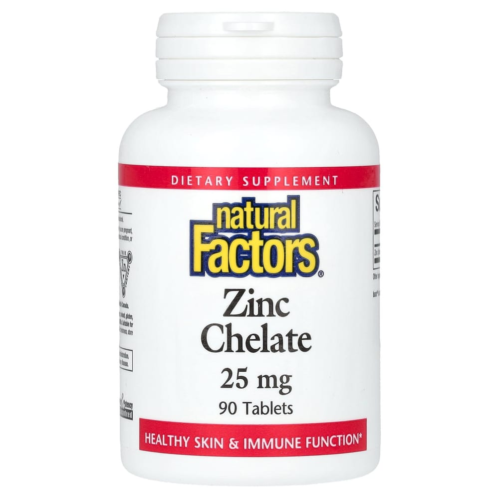 iHerb Natural Factors Zinc Chelate 25mg 90 Tablets