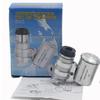 60X LED Mini Microscope Magnifier Portable UV Currency Detector Jewelry Inspection Pocket Handheld Louifying Glass for Coins Stamps