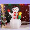 Christmas Inflatable Snowman Decor With Led Lights For Holiday Party Festivities