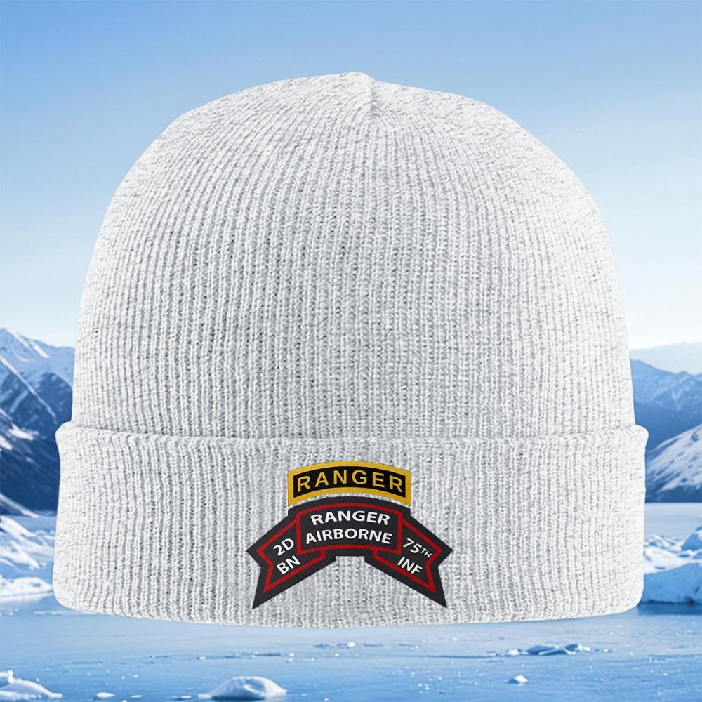 RANGER AIRBORNE INFANTRY BN PATCH Men Women Unisex Knitted Hat Beanie Pullover Cap Winter Thermal Warm Christmas Outdoor Cycling