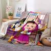 3D cartoon cute M-Masha and Bear blanket flannel home sofa bed bedroom warm portable children's gift picnic sleep soft blanket