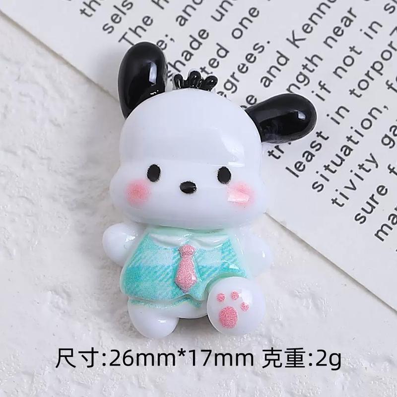 10 Pcs New Kawaii Cartoon Cute Plaid Skirt Series Resin Scrapbook Diy Jewelry Gift Hairpin Accessories A141
