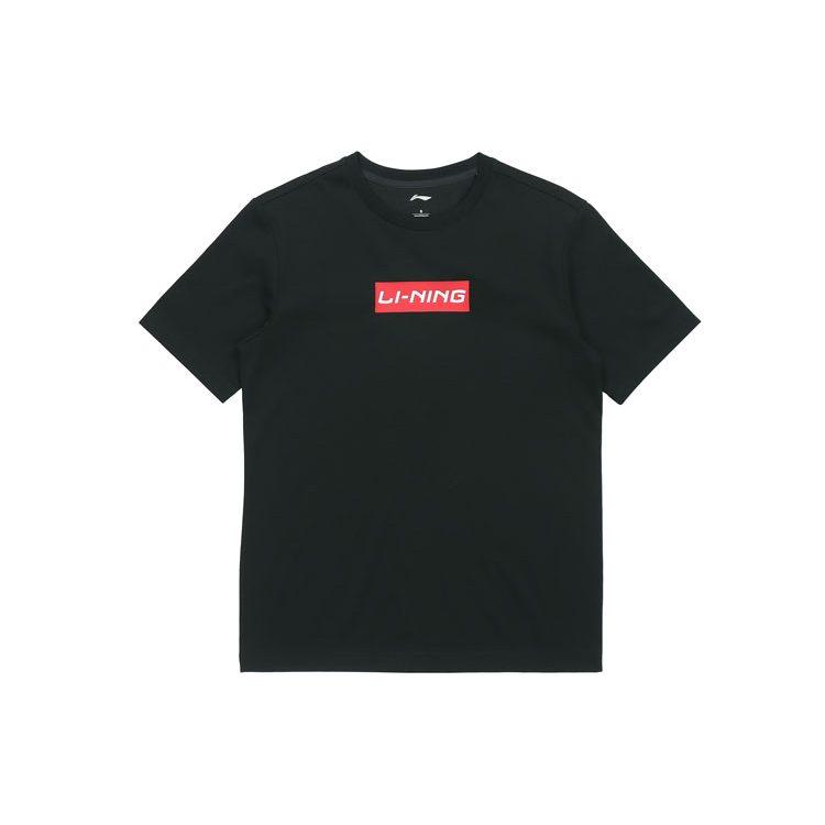 Li Ning Sports Fashion Collection T Shirt Unisex Standard Black AHSQ326-2