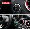 Samolepicí kryt tlačítka Start Stop motoru z uhlíkových vláken pro Benz třídy C GLC C200l