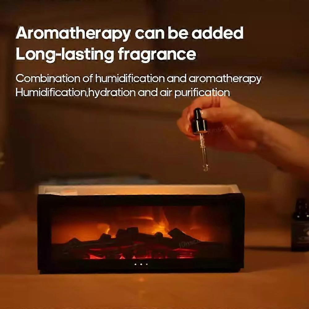 New Dynamic Mini Flame Fireplace Diffusers for Essential Oils, Bonfire Ember