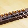 6Pcs Guitar Strings Nail Metal Acoustic Guitar Bridge Pins Brass Fixed Cone Pins String Nut Nails For Guitar Parts Replacement