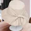 Fashion Beach Sun Cap Outdoor Women Bucket Hat New Bow Tie Fisherman Hat