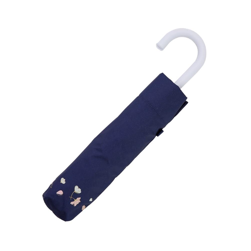 

Ogawa Irokasa Складной Солнцезащитный и Дождевой Зонт с УФ-защитой 8, Легкий 57290 (Огава) Зонт от солнца, Зонт, Меняющийся принт, Ручное открытие, 55 см, Спицы, Цветок/Темно-синий,