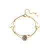 Klee-Titanstahl-Armband Ein leichtes Luxus- und raffiniertes Accessoire für Frauen Schlichtes und einzigartiges Design Nicht anlaufender Schmuck